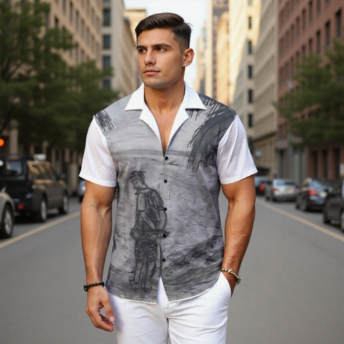 Coop by the Ocean Men's Hawaiian Shirt