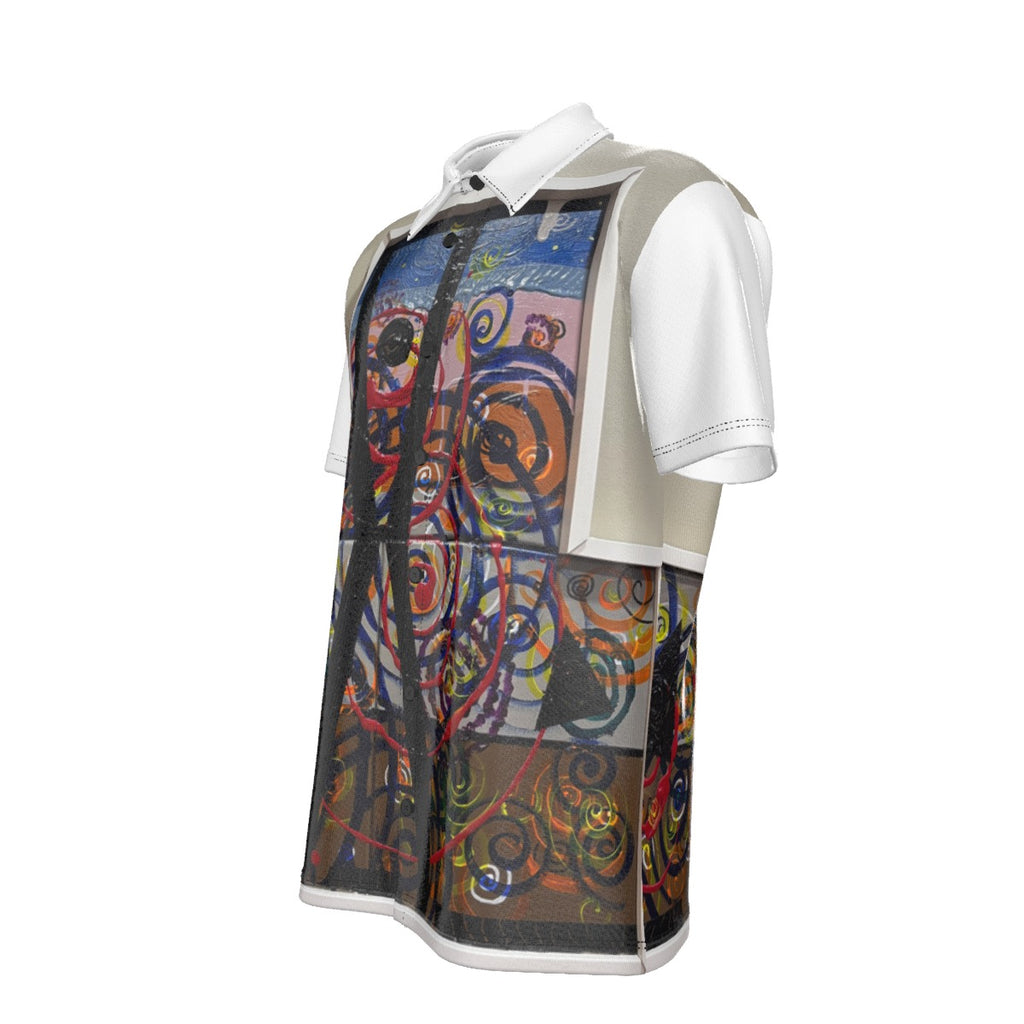 Swirl Cross Men's Hawaiian Shirt