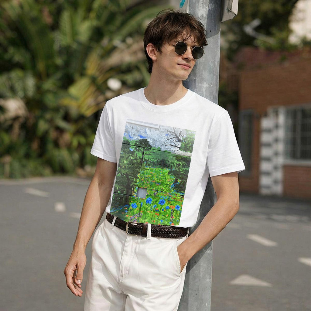 Wildflower Forest — Feathered Fade Classic Tee