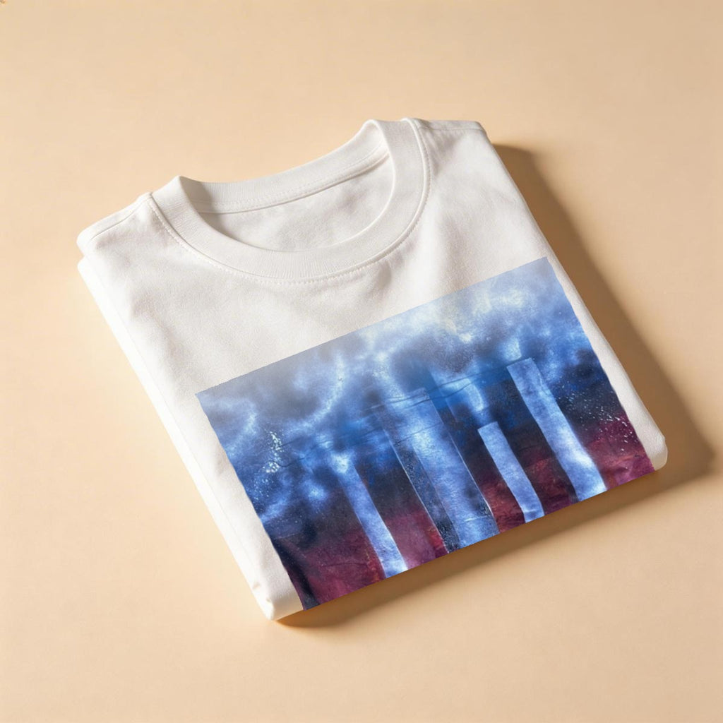 Night Birches — Feathered Fade Classic Tee