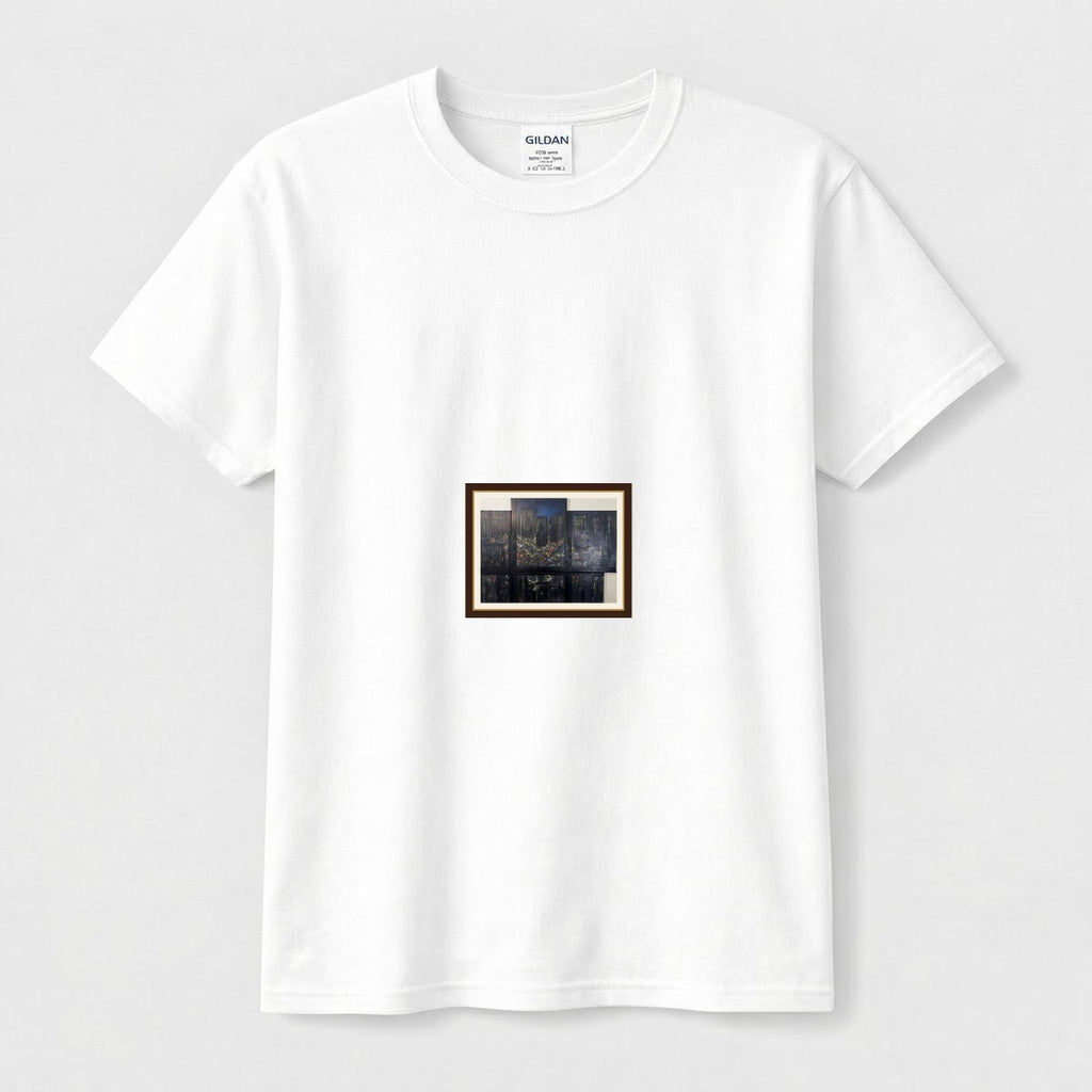City Don't Sleep — Gallery Framed Classic Tee