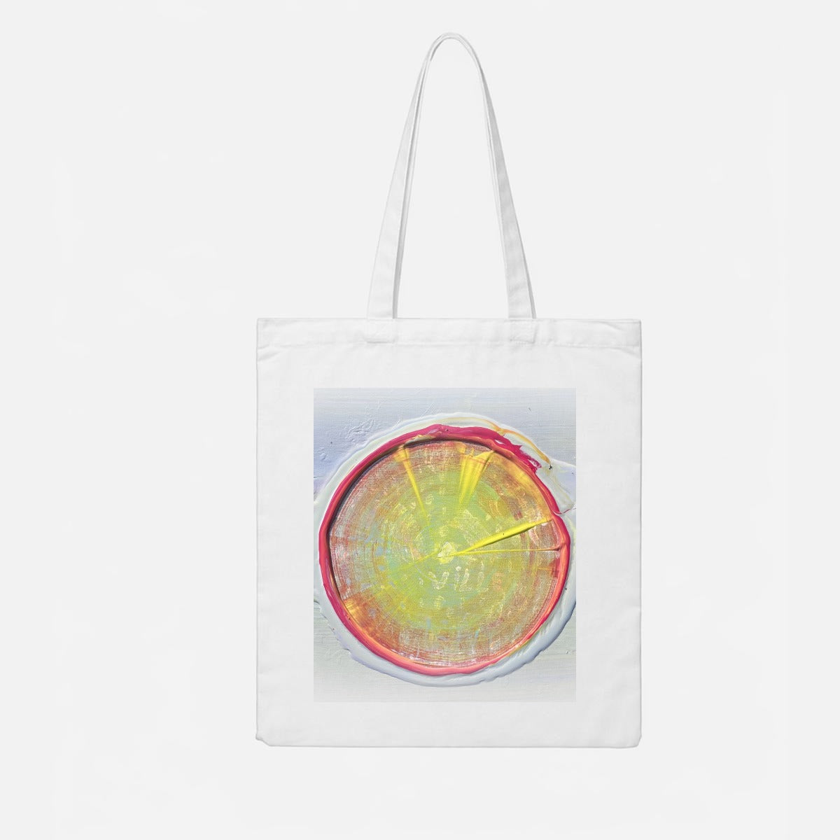 Circle Sun — Feathered Fade Tote Bag