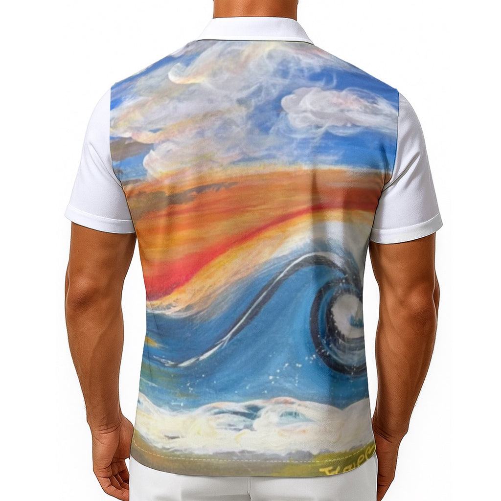 Sunset Breakers Men's Hawaiian Shirt