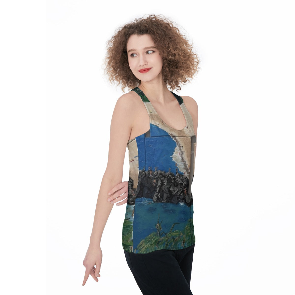 Rock Bay Driftwood — All-Over Print Tank