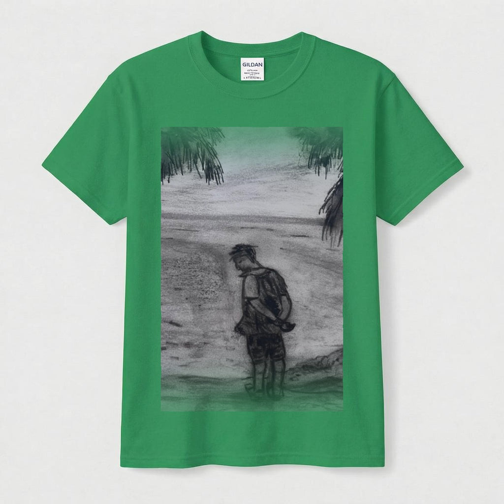 Coop by the Ocean — Feathered Fade Classic Tee