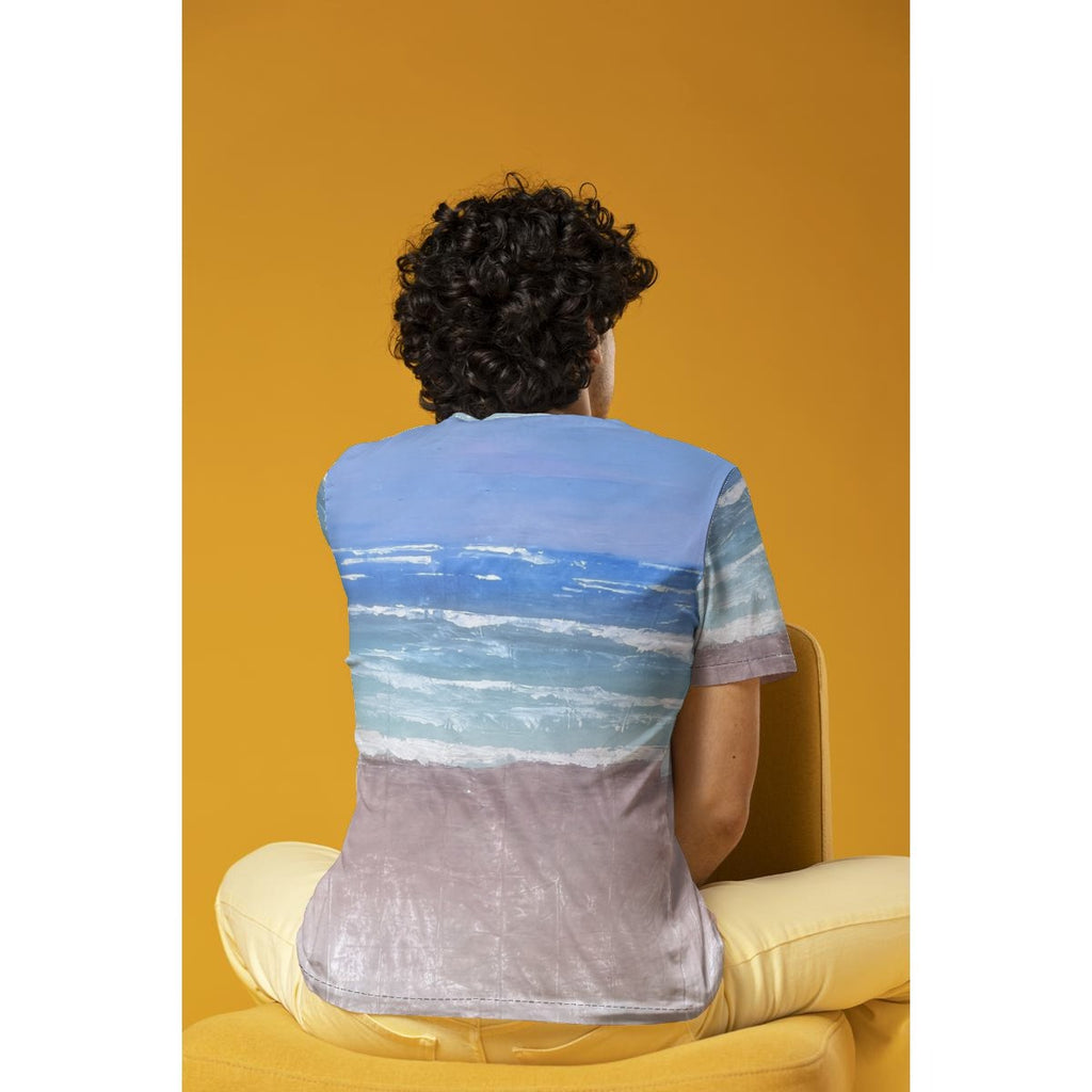 Pink Beach — All-Over Print Tee