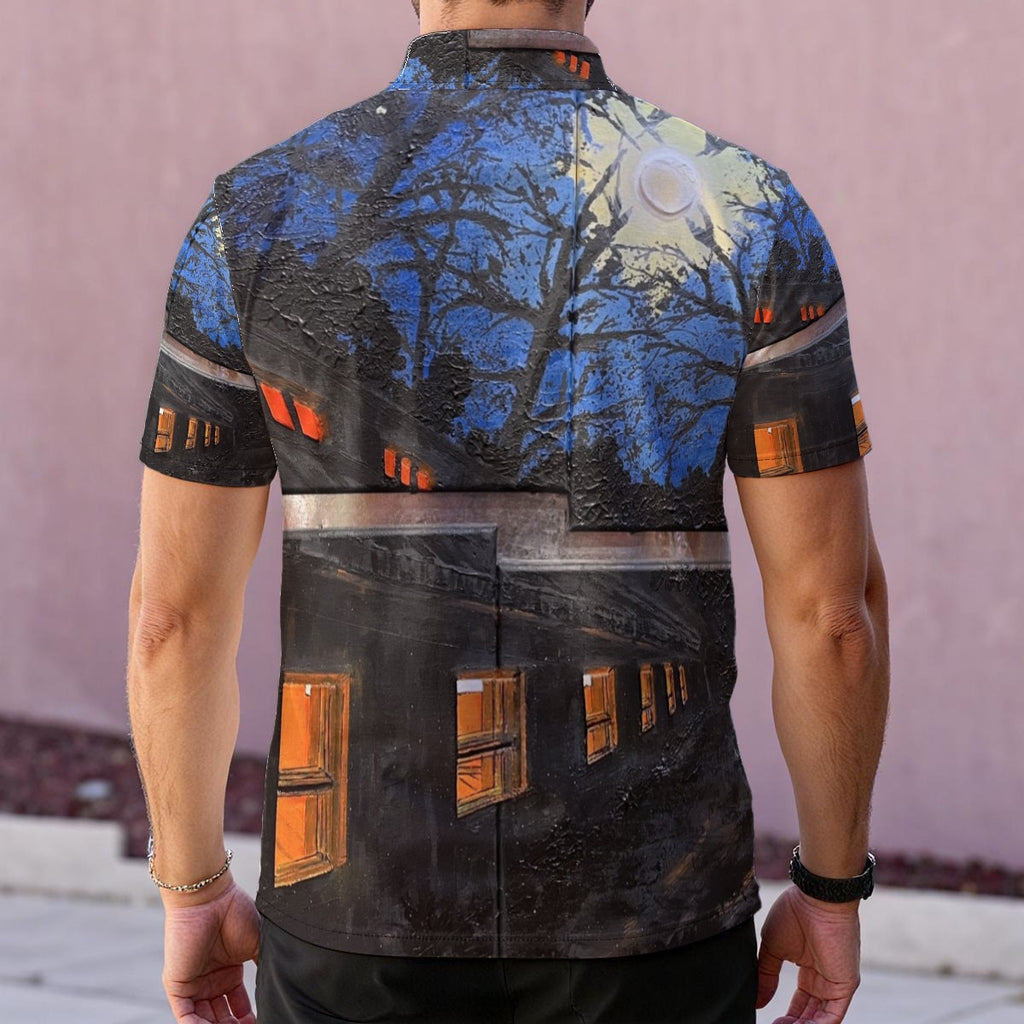 Midnight Station — Men's Polo Shirt