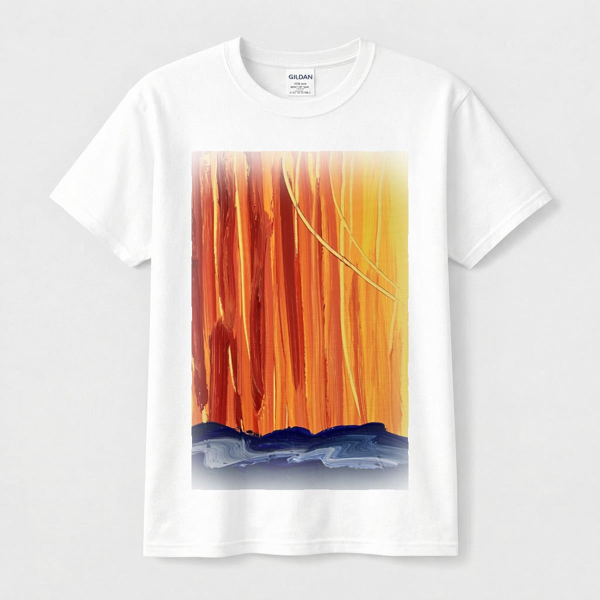 Ember Falls — Feathered Fade Classic Tee