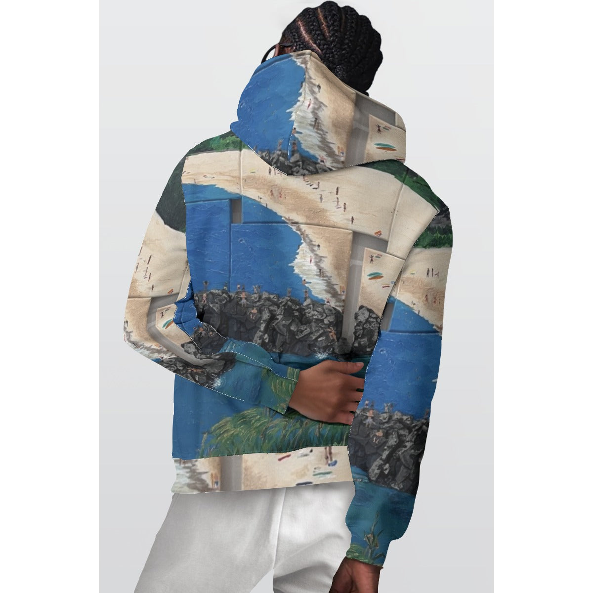 Rock Bay Driftwood — All-Over Print Hoodie