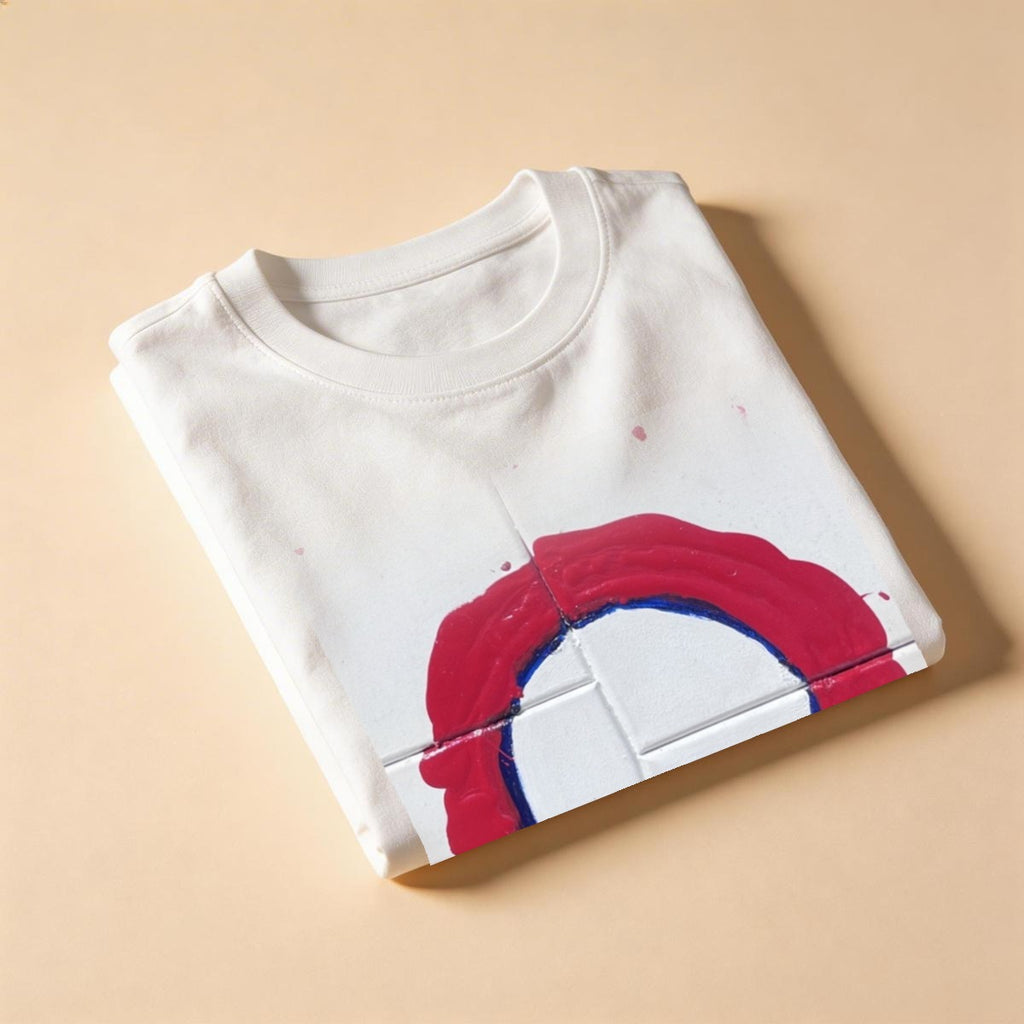 Red Target — Feathered Fade Classic Tee