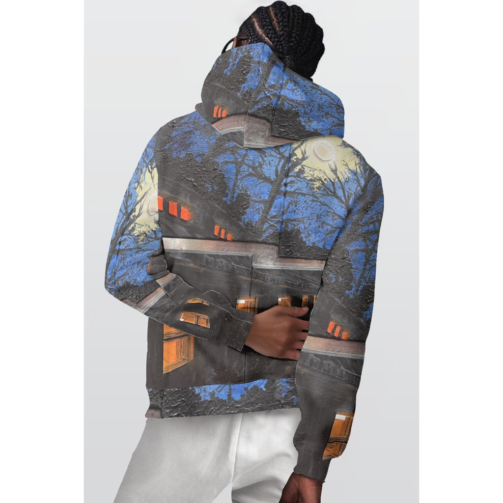 Midnight Station — All-Over Print Hoodie