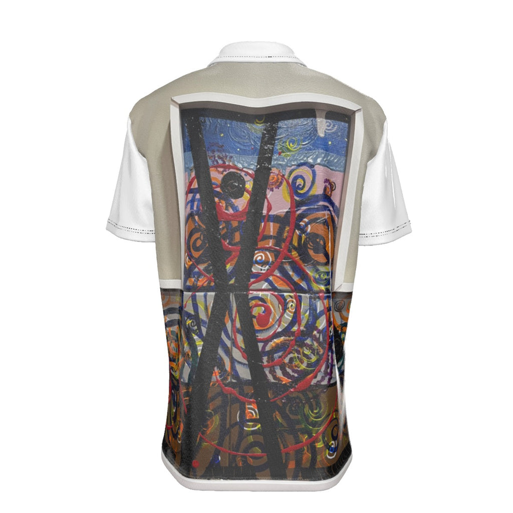 Swirl Cross Men's Hawaiian Shirt