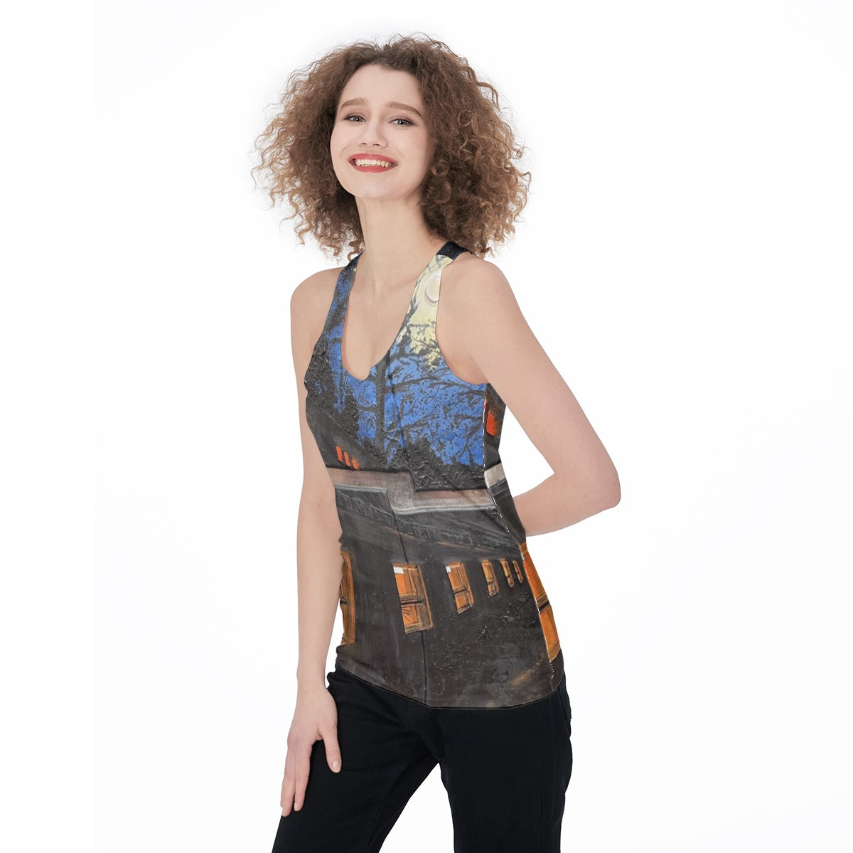 Midnight Station — All-Over Print Tank