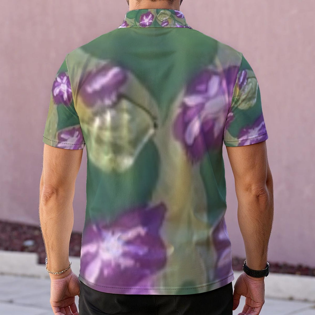 Morning Glories — Men's Polo Shirt