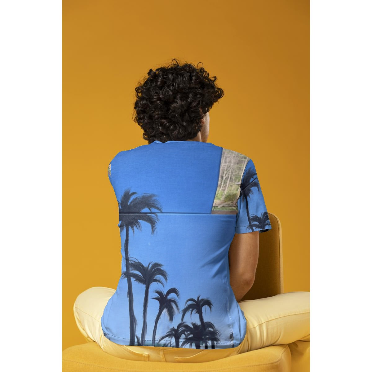 Palms Moon Stacked — All-Over Print Tee