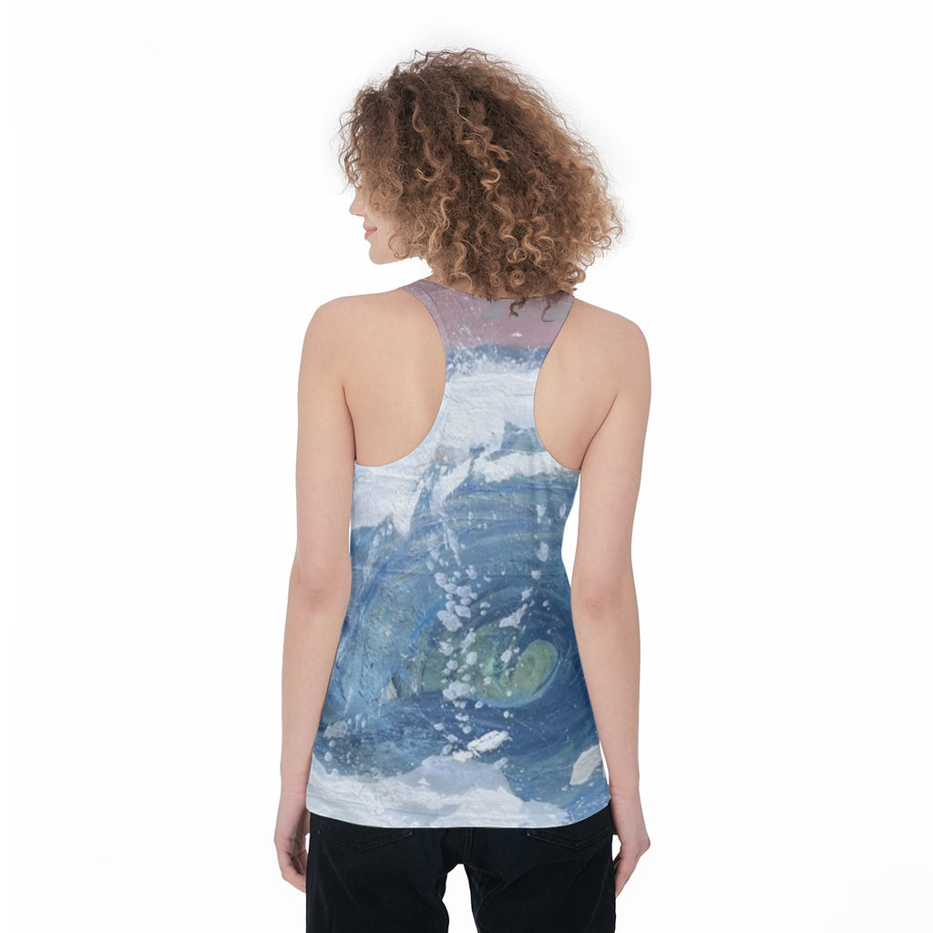 Wave Barrel — All-Over Print Tank