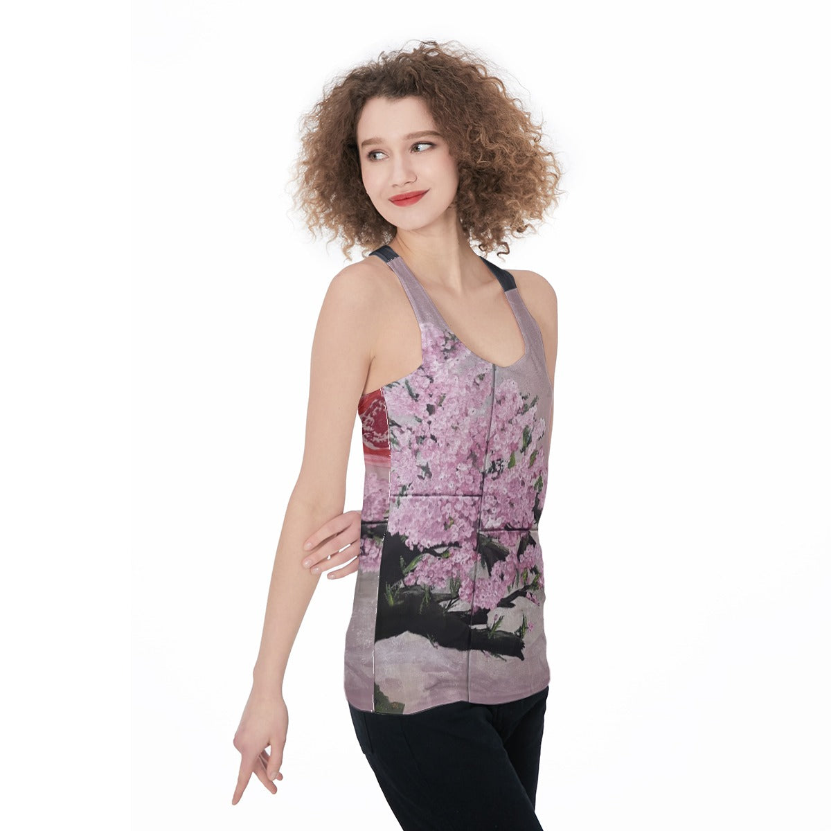 Cherry Red Sun — All-Over Print Tank