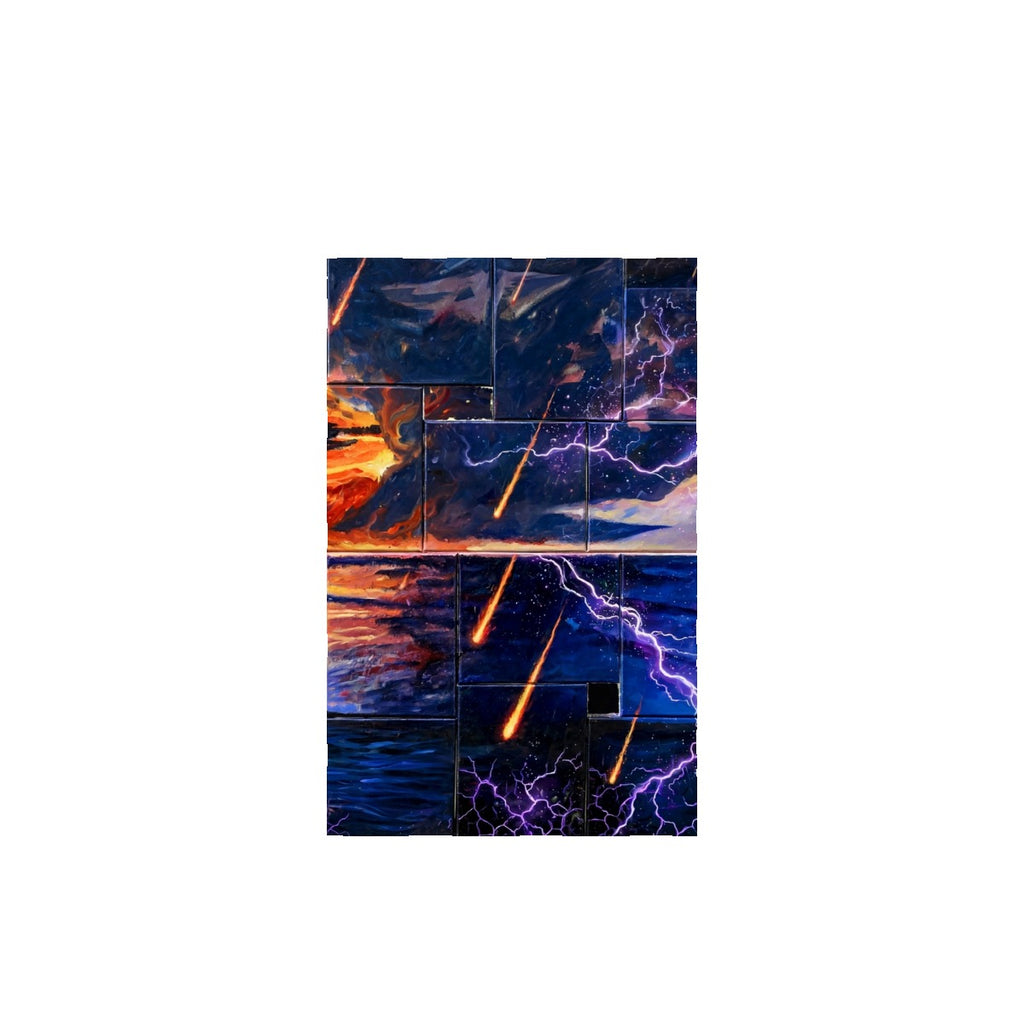 Meteor Ember Storm (AI-Assisted Remix) — Storm Remix Men's Classic Tee