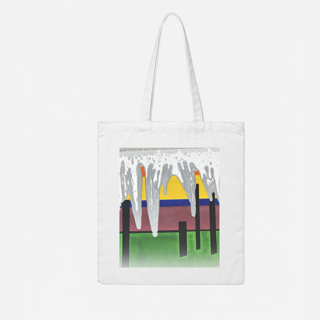 Drip Bands — Feathered Fade Tote Bag