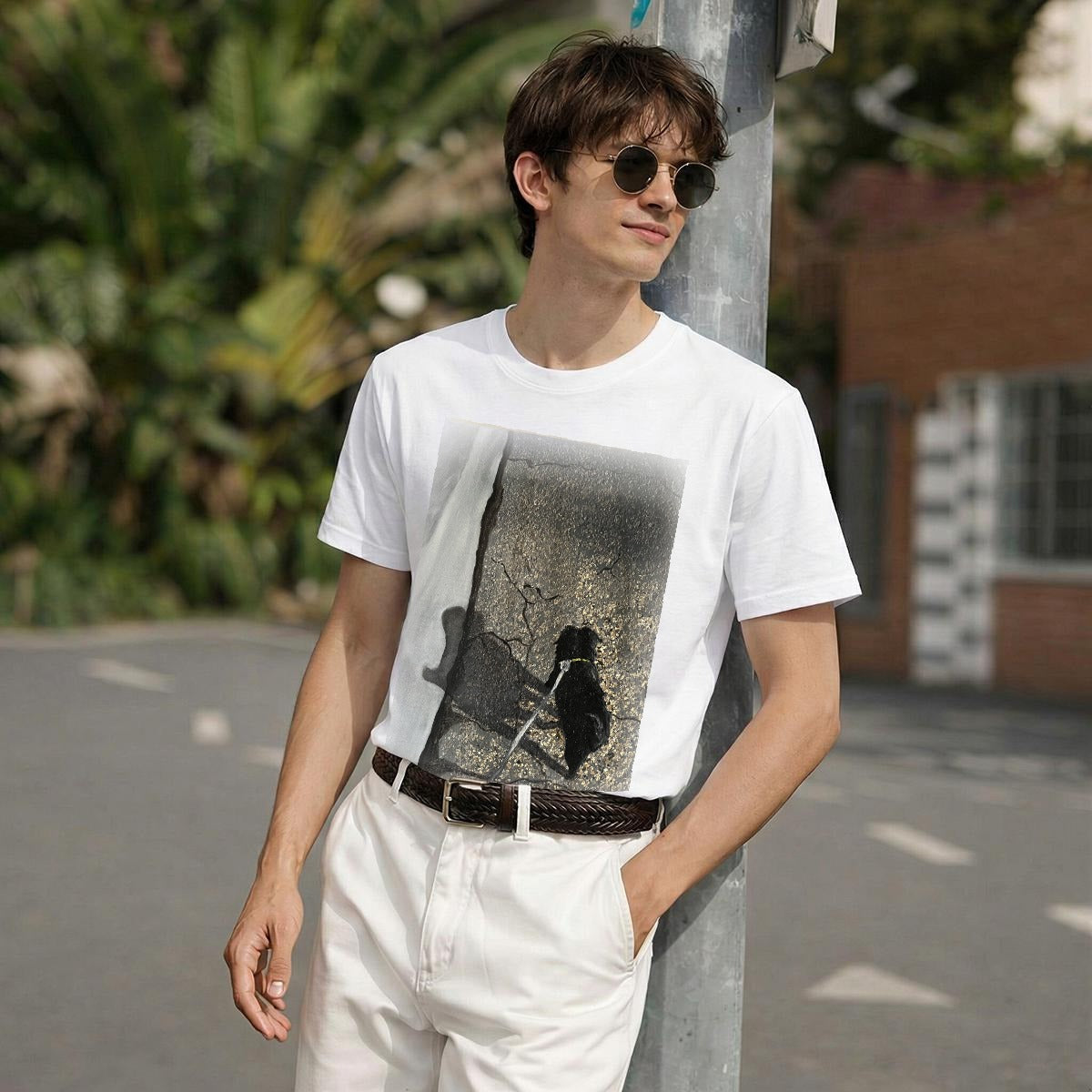Tuck Dogg — Feathered Fade Classic Tee