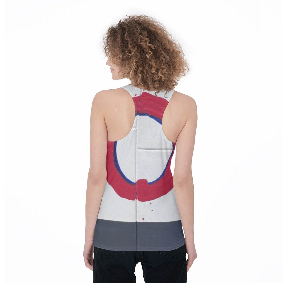 Red Target — All-Over Print Tank