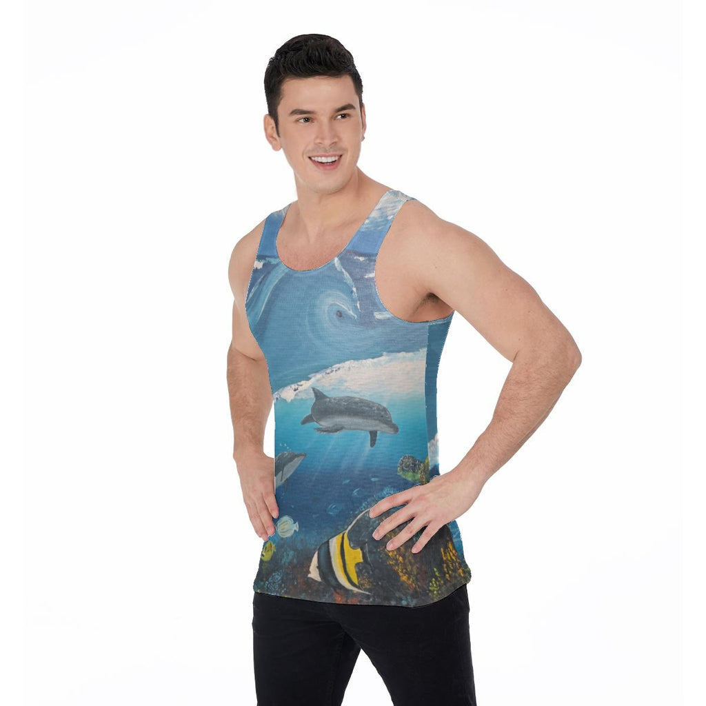 Turtle Beach — All-Over Print Tank