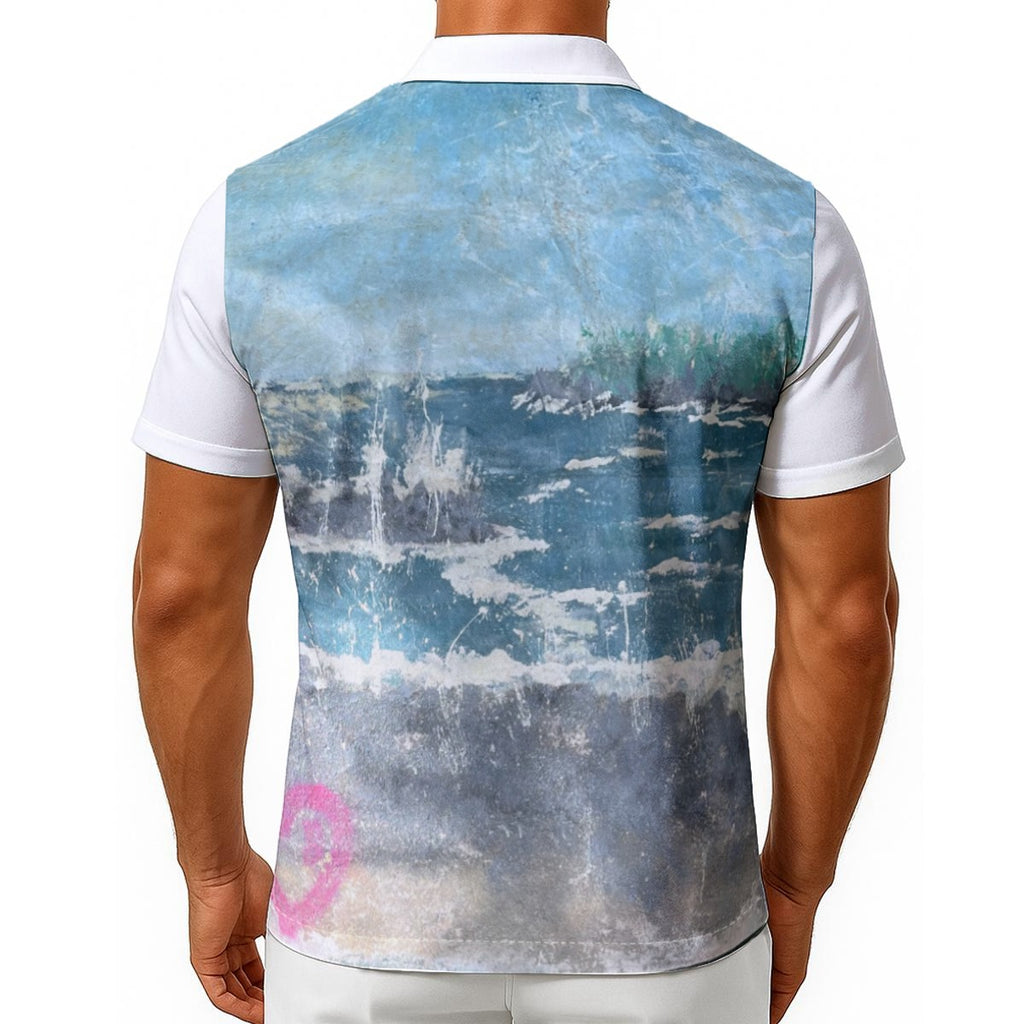 Foam and Stone Men's Hawaiian Shirt