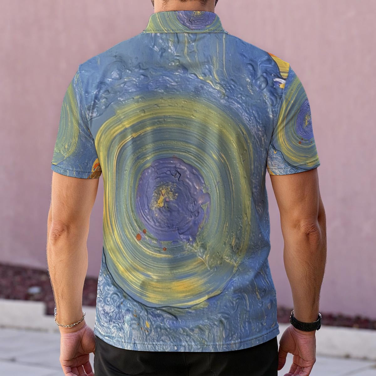 Tidal Eye — Men's Polo Shirt