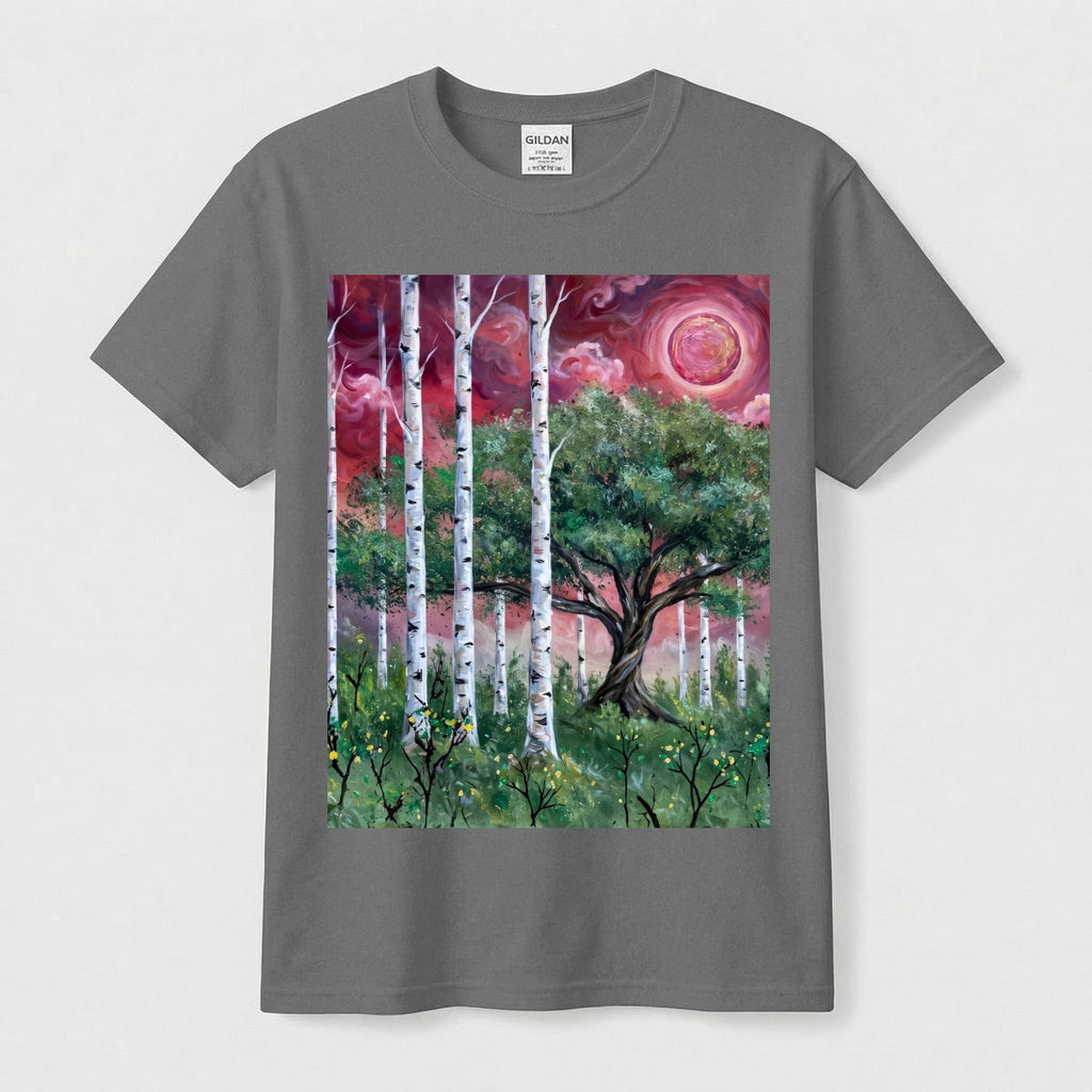 Crimson Grove (AI-Assisted Remix) — Forest Remix Men's Classic Tee