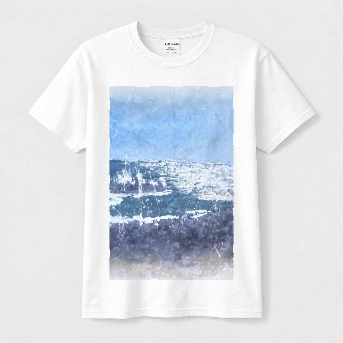 Plain Ocean — Feathered Fade Classic Tee