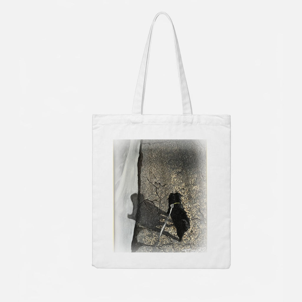 Tuck Dogg — Feathered Fade Tote Bag