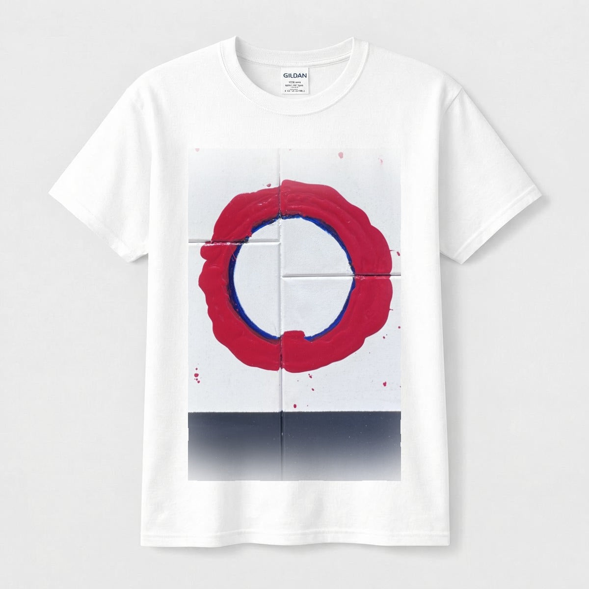 Red Target — Feathered Fade Classic Tee