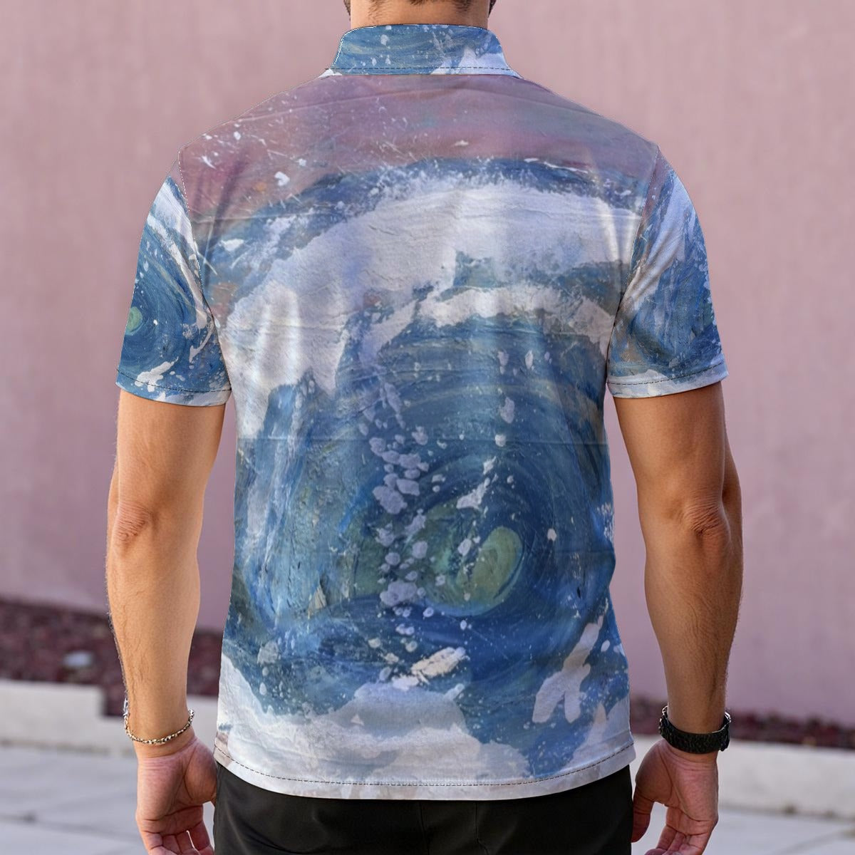 Wave Barrel — Men's Polo Shirt