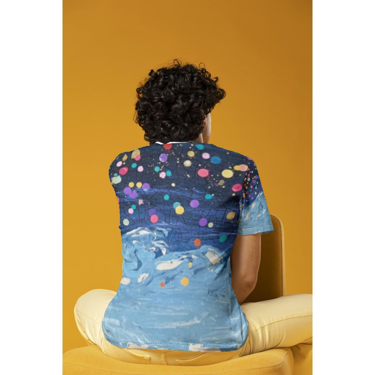Confetti Tide (AI-Assisted Remix) — Tide Remix All-Over Print Tee
