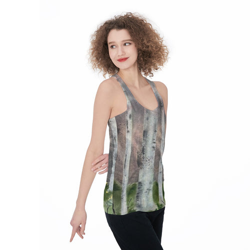 Birch Moonrise — All-Over Print Tank