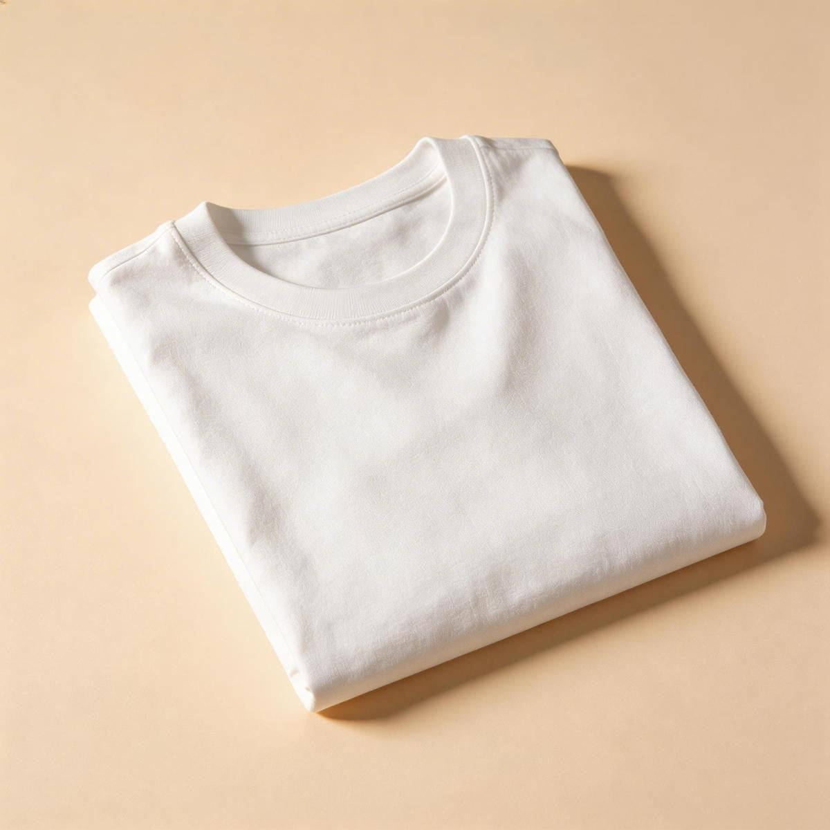 Blue Abstract Collage — Feathered Fade Classic Tee