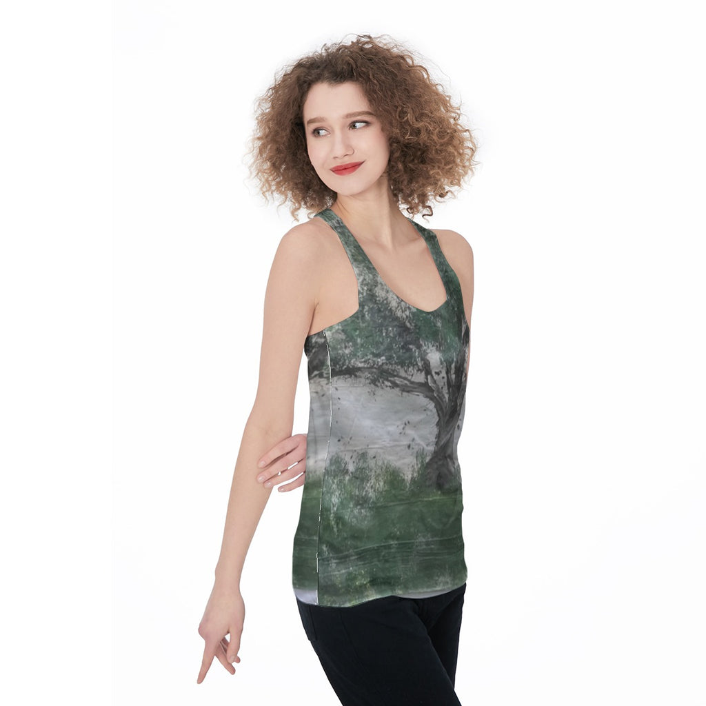 Tree Dropcloth — All-Over Print Tank