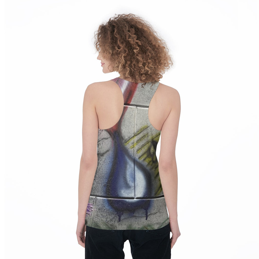 Heart Tear Mural — All-Over Print Tank