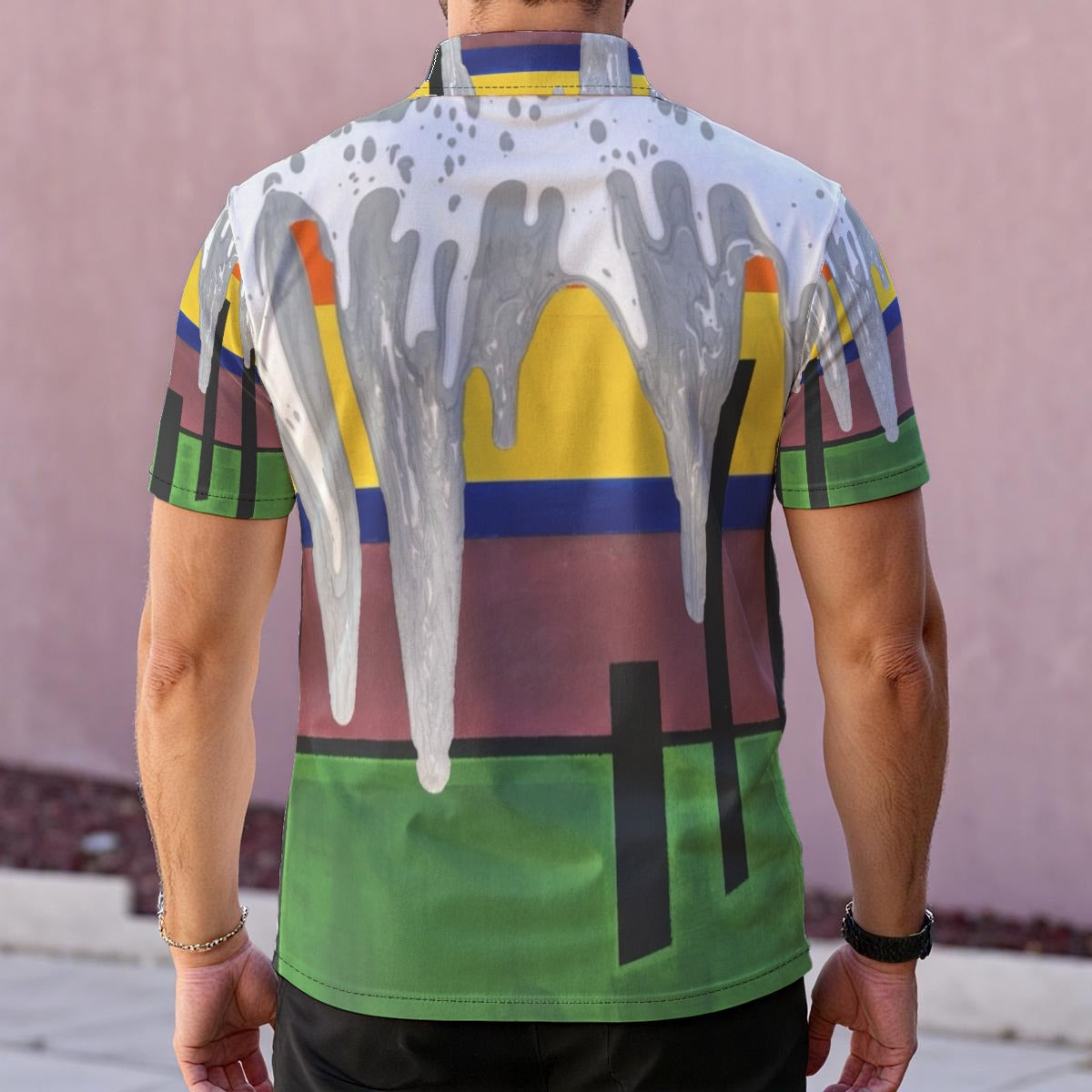 Drip Bands — Men's Polo Shirt