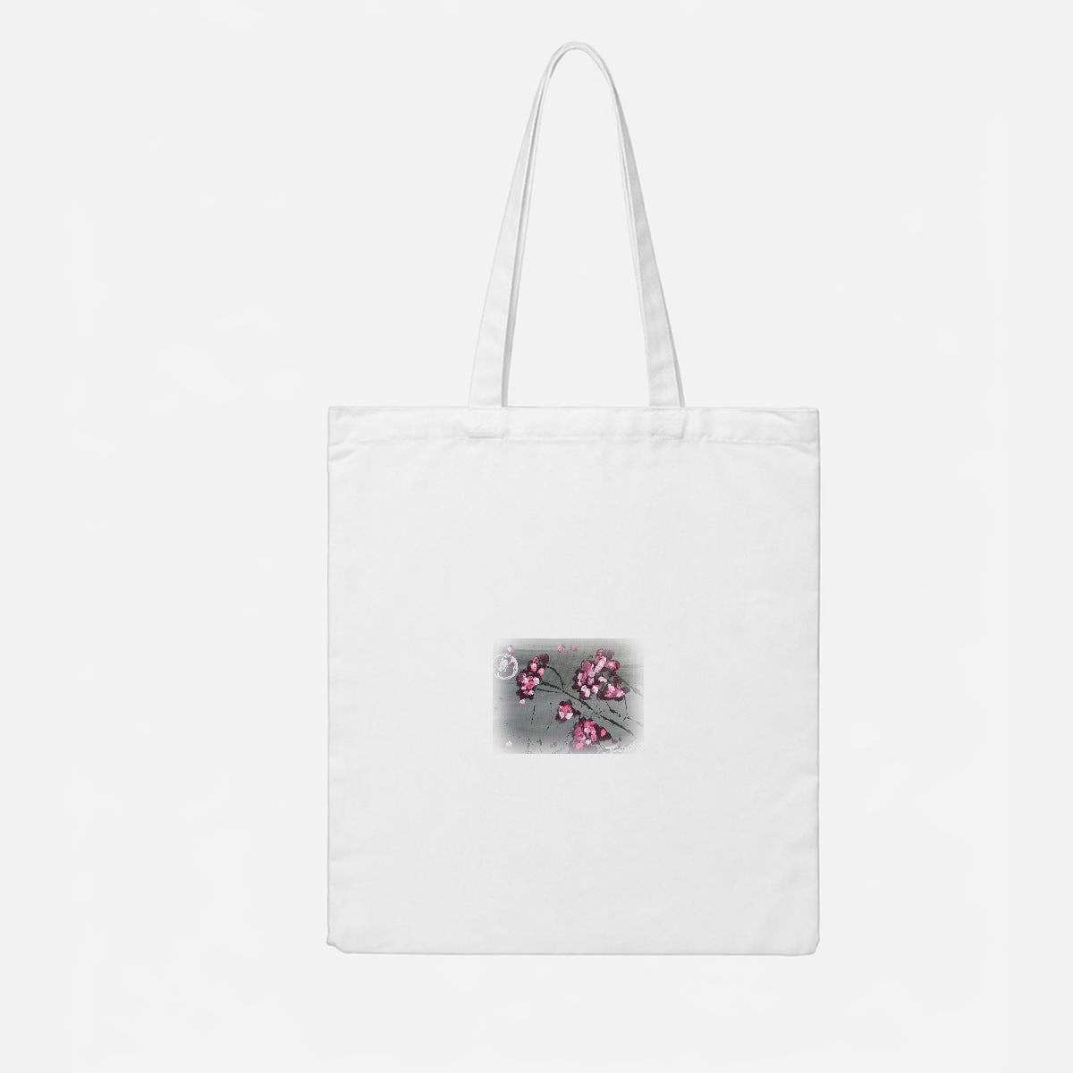 Cherry Blossoms — Feathered Fade Tote Bag