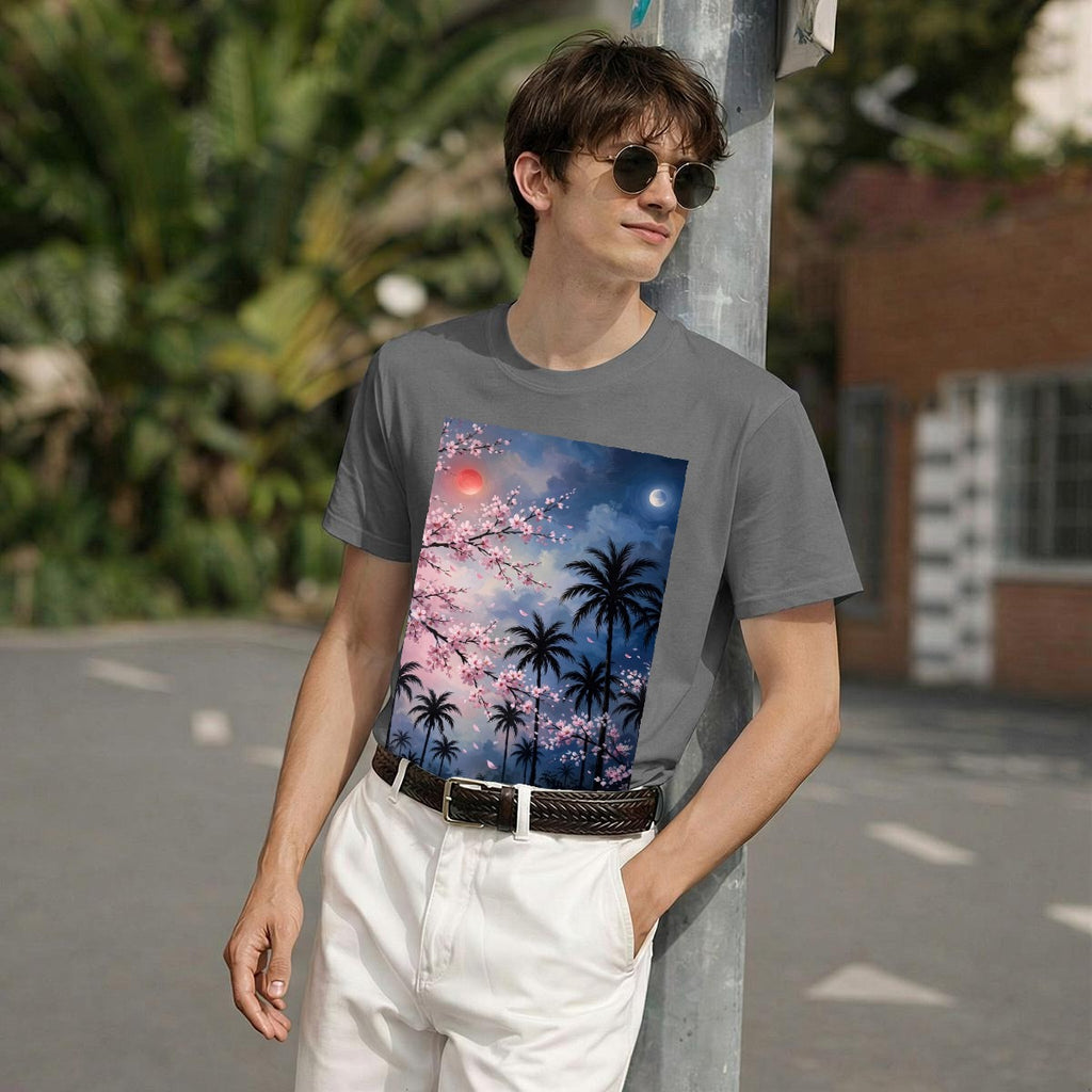 Blossom Palms (AI-Assisted Remix) — Palms Remix Men's Classic Tee