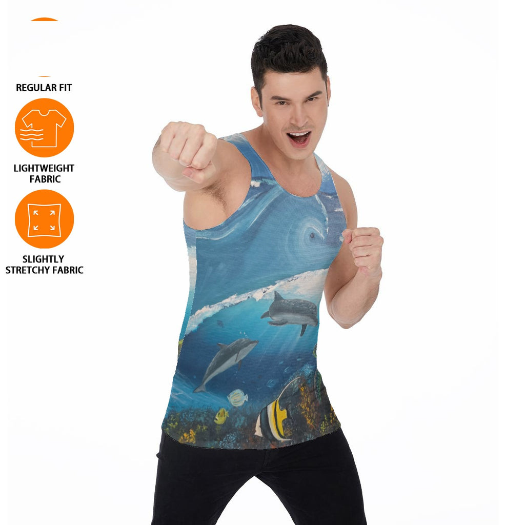 Turtle Beach — All-Over Print Tank
