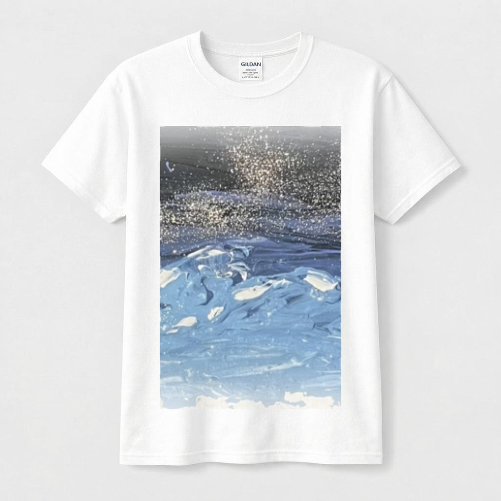 Midnight Surf — Feathered Fade Classic Tee