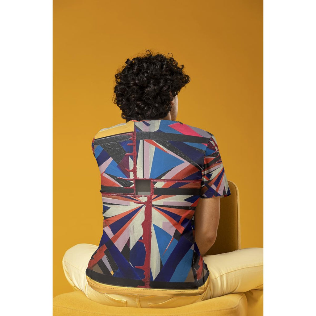 Starburst Geo — All-Over Print Tee
