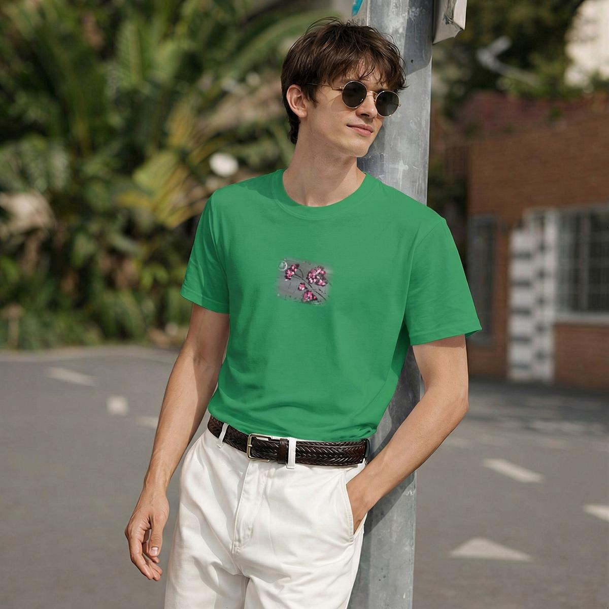 Cherry Blossoms — Feathered Fade Classic Tee