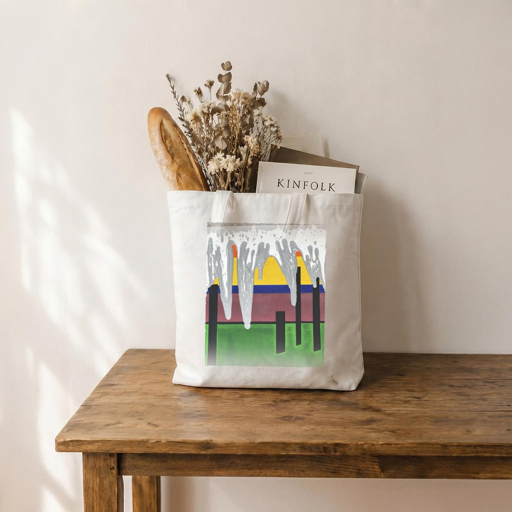 Drip Bands — Feathered Fade Tote Bag