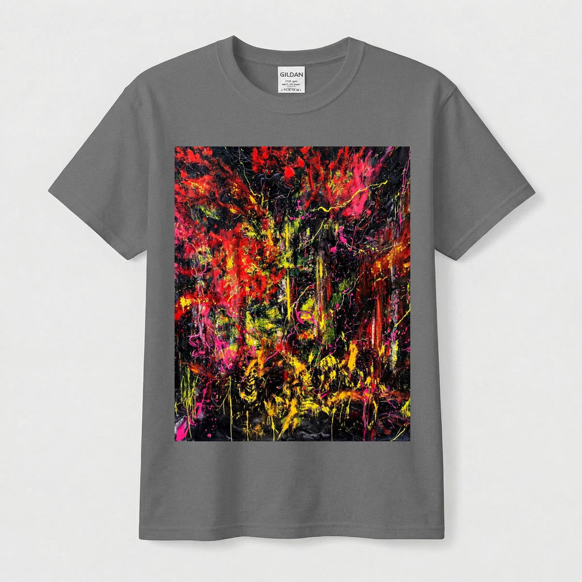Scarlet Static (AI-Assisted Remix) — Static Remix Men's Classic Tee