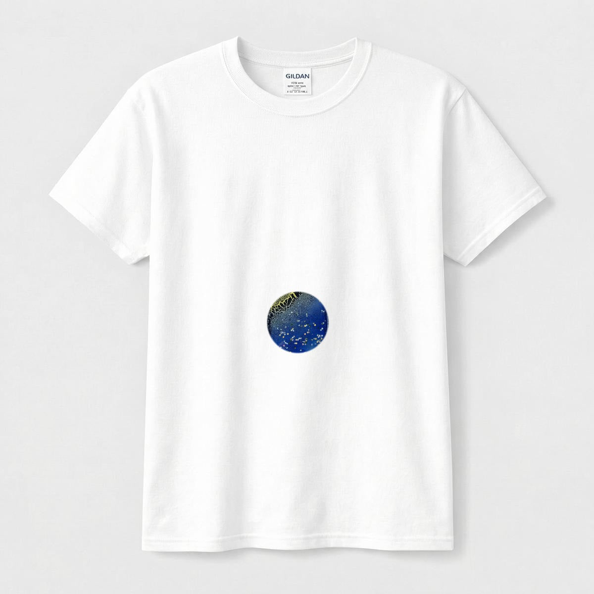Crackle Starry Night — Circle Logo Classic Tee
