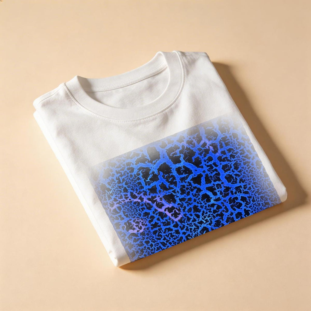 Blue Crackle 2 — Feathered Fade Classic Tee