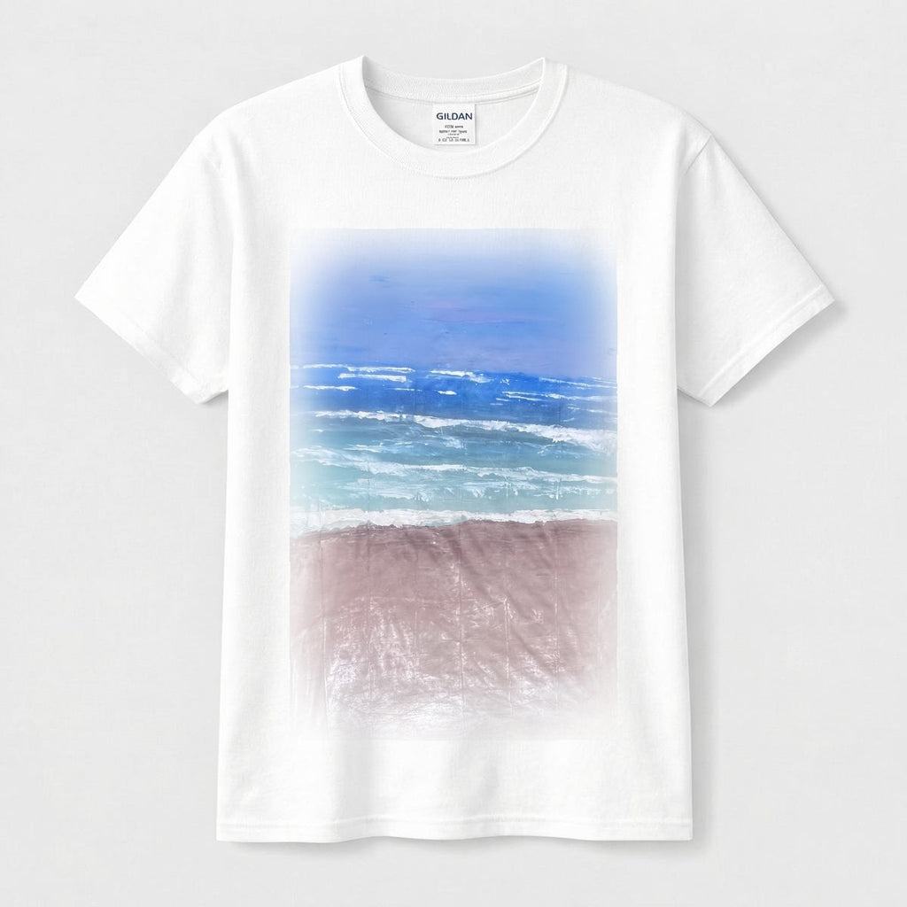 Pink Beach — Feathered Fade Classic Tee